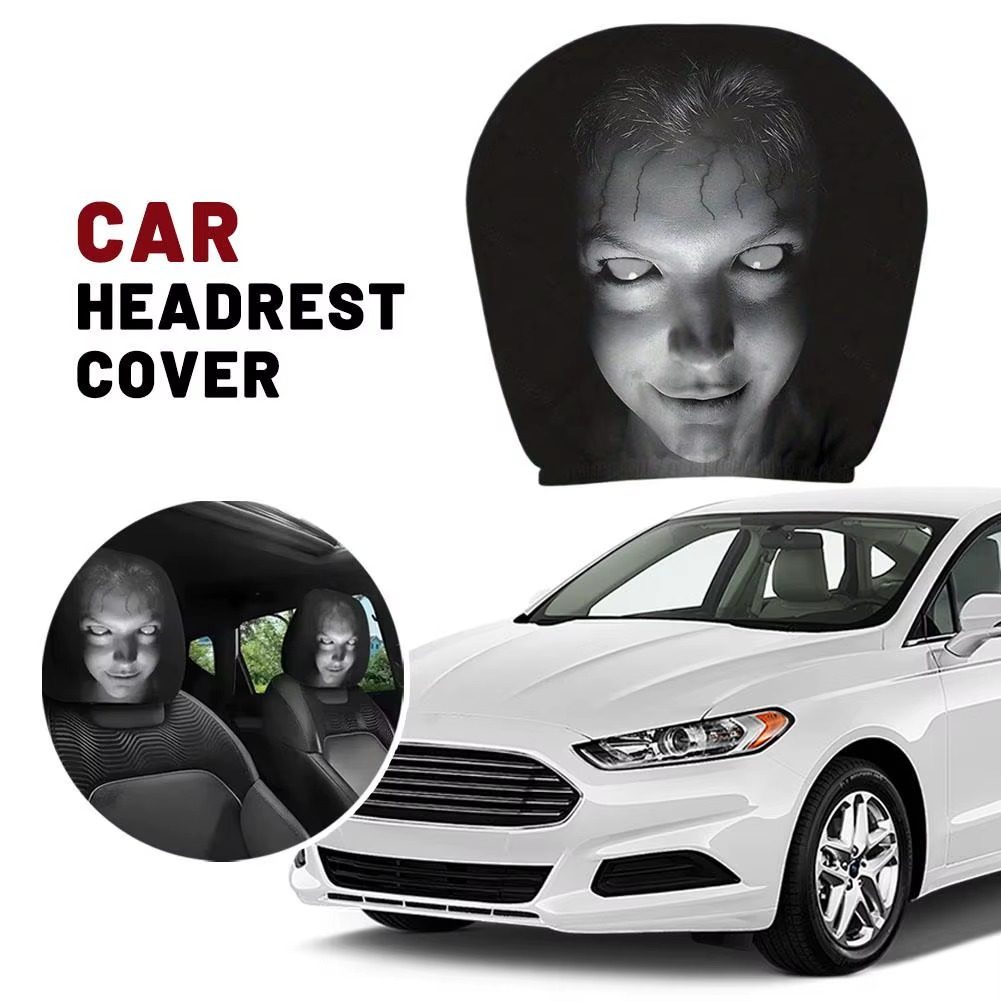 Sedan with headrest cover product
